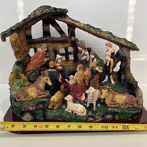 Vintage Nativity Set
